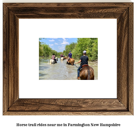 horse trail rides near me in Farmington, New Hampshire